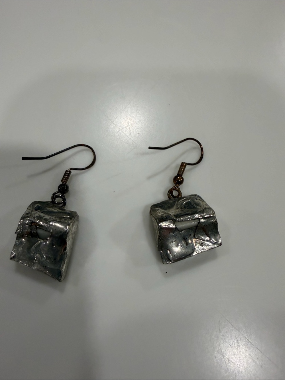 Silver-Tone Geometric Drop Earrings - Women Jewelry